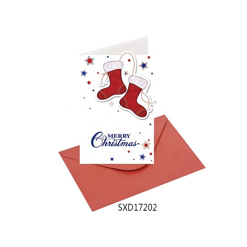 New Designsgift Thank You Cards  Latest hot sale Christmas greeting Paper card With Logo