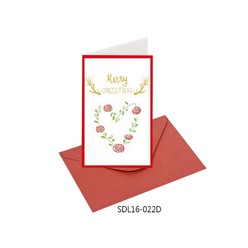 Cheap promotional gift Thank You Cards  With  Logo Latest hot sale Christmas greeting Paper Card With  Logo