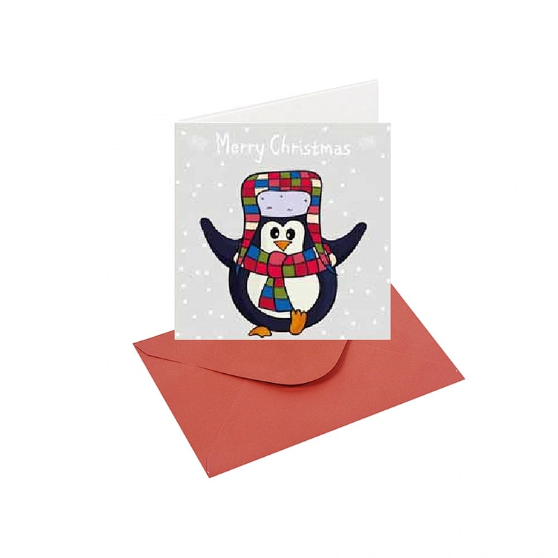 Factory Custom Animal design Cards  Manufacturer sale Christmas greeting Paper card