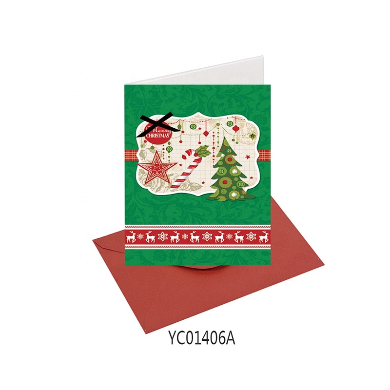 Hot Sales Custom oem china Black Cards Best selling Christmas greeting Paper card