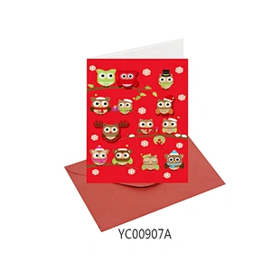 Wholesale made in china Thank You Cards Top quality Christmas greeting Paper card