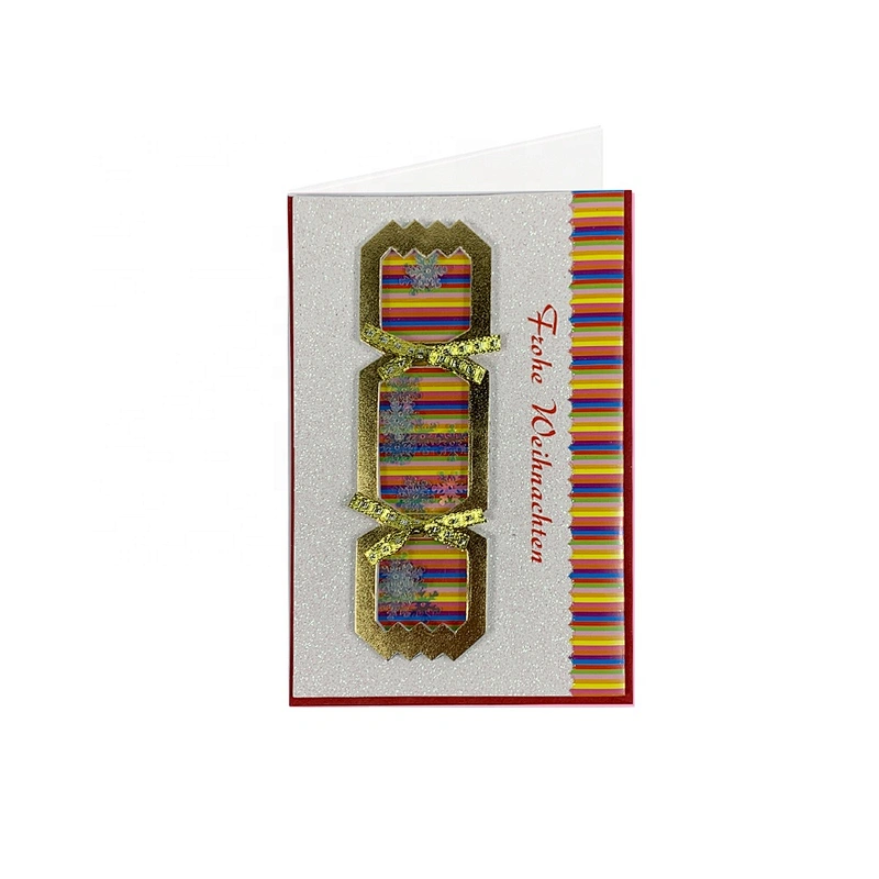 Factory Custom Thank You Cards  OEM Customized Christmas greeting Paper card
