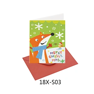 Factory Custom Animal design Cards  Manufacturer sale Christmas greeting Paper card