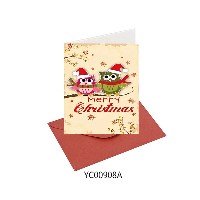Wholesale made in china Thank You Cards Top quality Christmas greeting Paper card