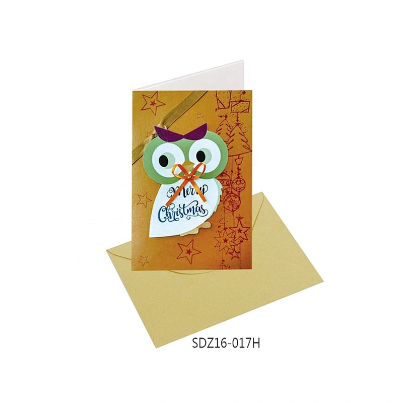 Cheap promotional gift Thank You Cards  Latest hot sale Christmas greeting Paper card