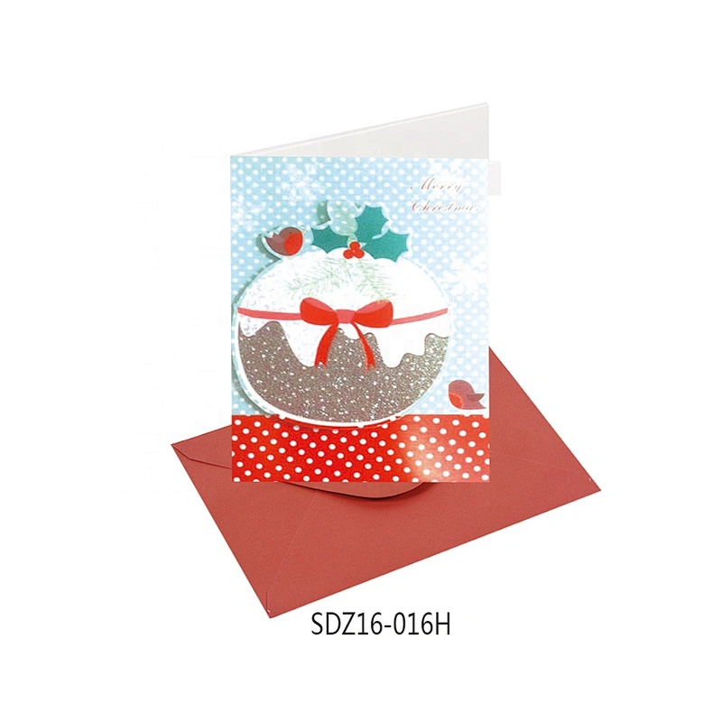 Good quality wholesale Silk screen printing Cards Best china low price Christmas greeting Paper card