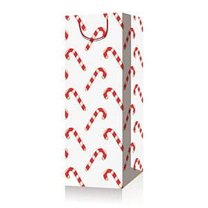 Stock Colorful bottle paper bags with Xmax designs suitable for packing gifts or wines
