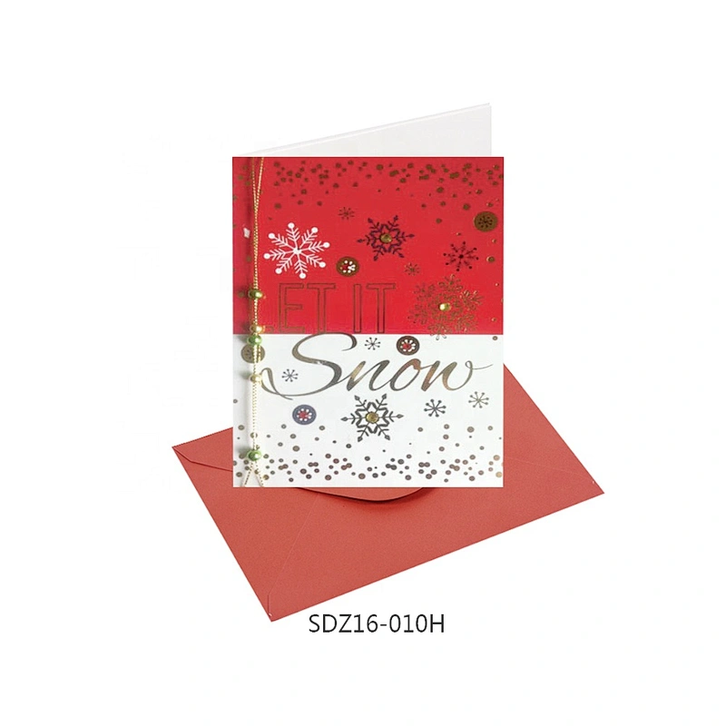 Wholesale modern design Animal design Cards  OEM Customized Christmas greeting Paper card