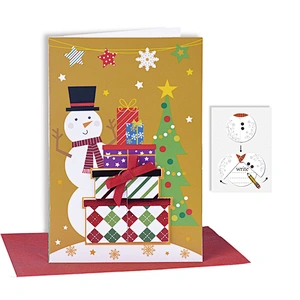 Factory 3D Moving design Christmas greeting card for gifts