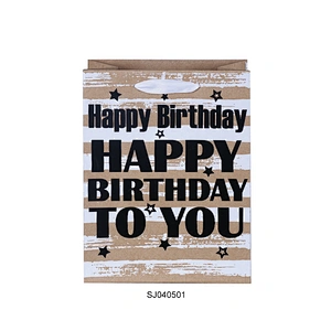 Wholesale Custom Brown White Gift Craft Kraft Shopping Paper Bags With Handle