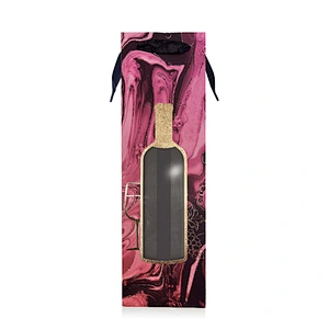 High Quality Customized Wine Bottle Gift Packaging Paper Bag