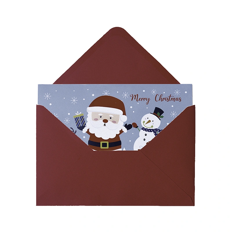 Merry Christmas Custom Greeting Card 3d Pop Up Custom Cards for Festival