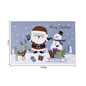 Merry Christmas Custom Greeting Card 3d Pop Up Custom Cards for Festival