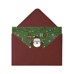 3D Pop Up Christmas Greeting Card Custom Cards for Festival
