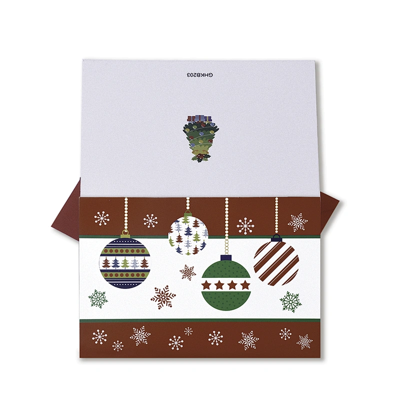Merry Christmas Custom Greeting Card 3d Pop Up Custom Cards for Festival-2