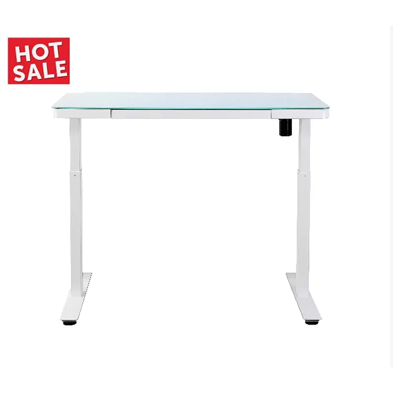 Glass Top Standing Desk