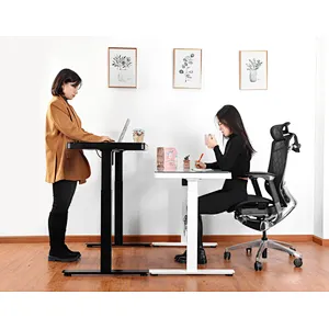 Glass Top Standing Desk