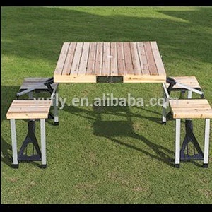 outdoor camping Garden patio picnic folding wood table