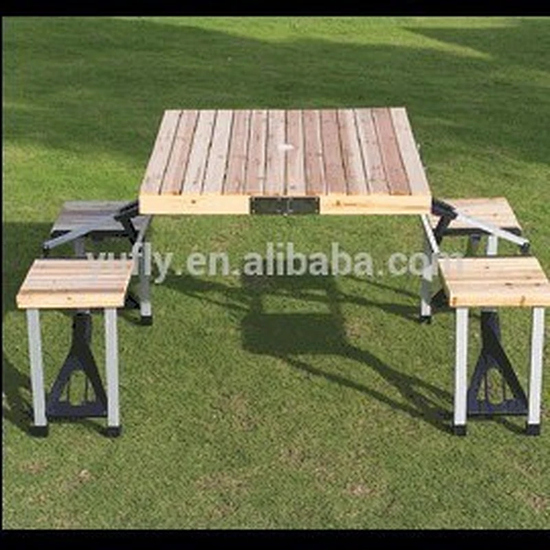 outdoor camping Garden patio picnic folding wood table