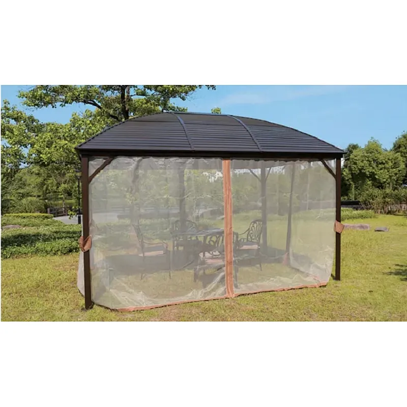 (Santorini) Galvanized Single Roof Deluxe Curved Shed
