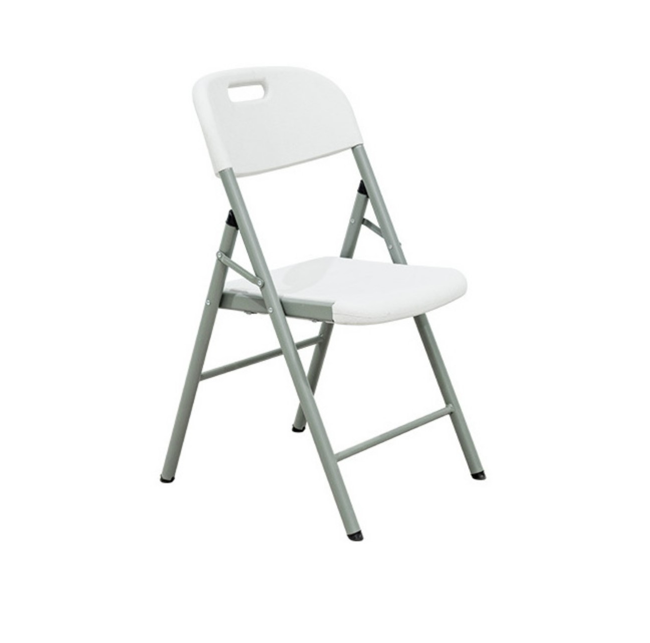 White Plastic Foldable Chair