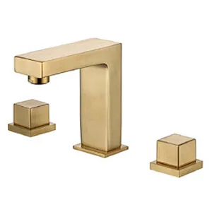 Deck mounted 3-hole basin mixer