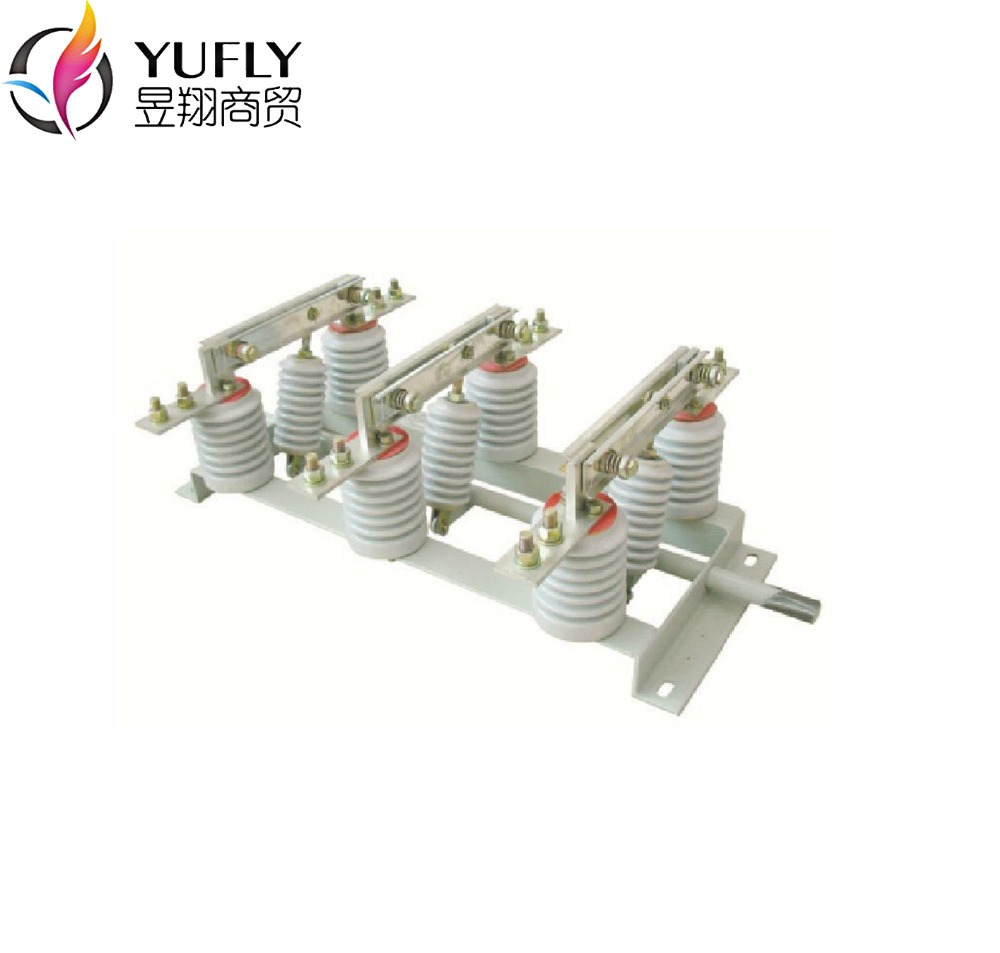 GN19-12 12kV 630A high voltage 3 phase Indoor disconnect switch isolator switch hand disconnecting switch