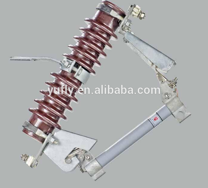 33kV porcelain ceramic fuse holder 100A 200A drop out cutout fuse expulsion fuse cutout