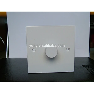 Dimmer switch 1 gang british wall light switch