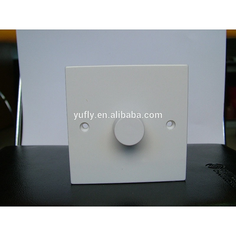 Dimmer switch 1 gang british wall light switch