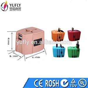 Travel Power Plug World Adapter MUV USB Charger Conversion Socket Dual USB Charging Port Charger