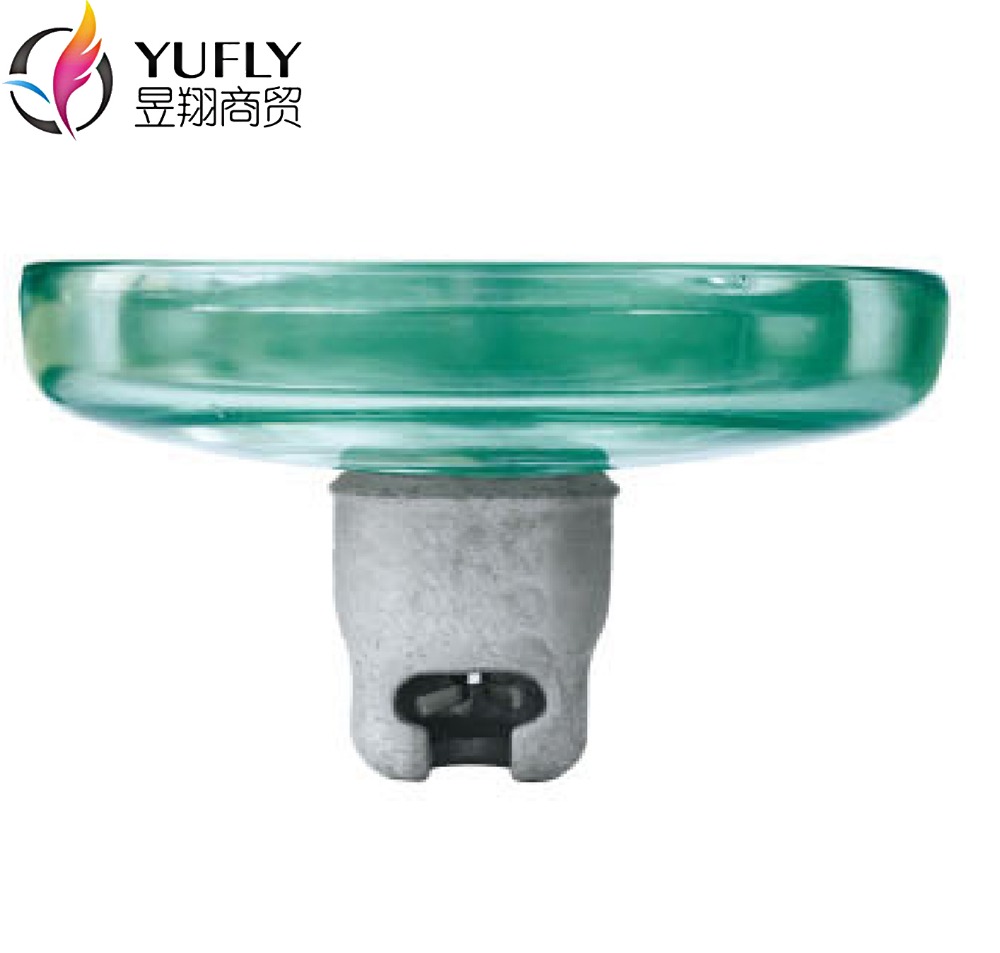 70kN 11KV high voltage suspension glass clad insulator