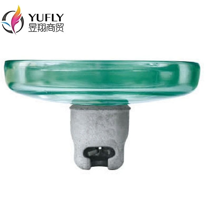 70kN 11KV high voltage suspension glass clad insulator
