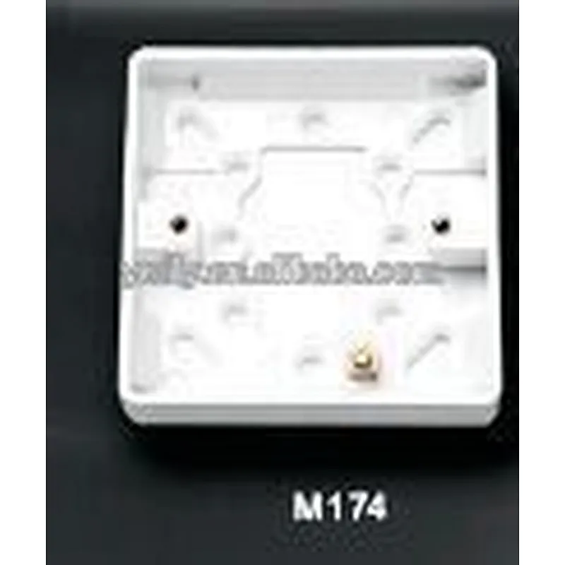 Top quality 16mm 1 gang surface mounting pattress box