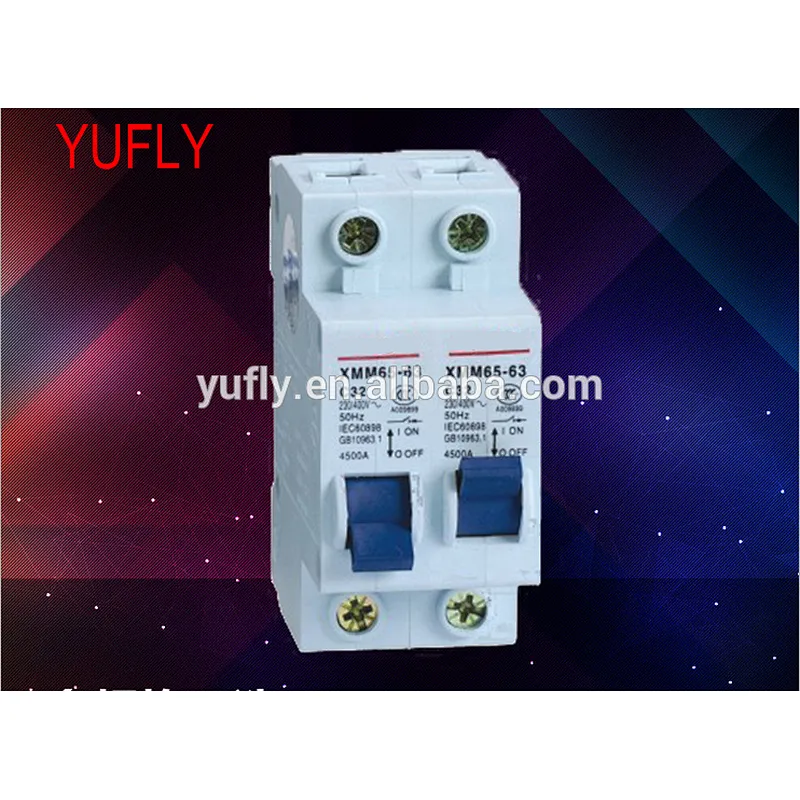 XMM65 mini circuit breaker with high-breaking capacity