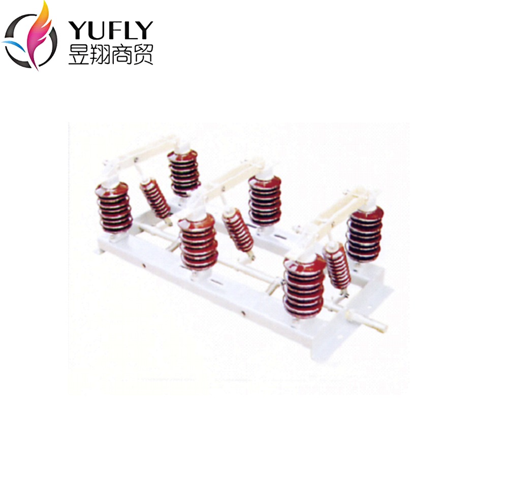 three pole outdoor AC high voltage electrical Isolating switch/disconnector/disconnect switch