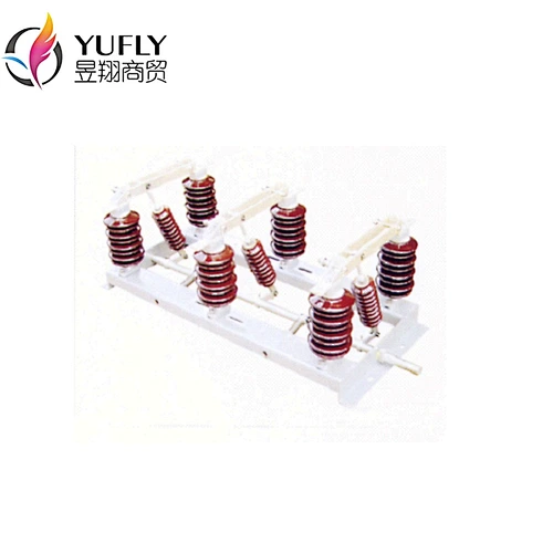 three pole outdoor AC high voltage electrical Isolating switch/disconnector/disconnect switch