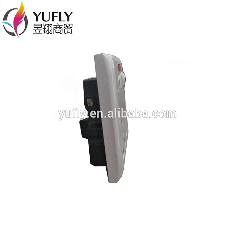 HOT SALE 1 gang 16A switched socket multi function neon electrical wall socket 8 pin socket
