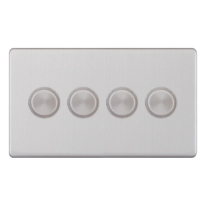 STAIN CHORME 1gang 2gang 3gang 4gang  wall dimmer light switch
