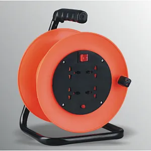 2020 British standard socket Empty Plastic Stand Electric Cable Reel