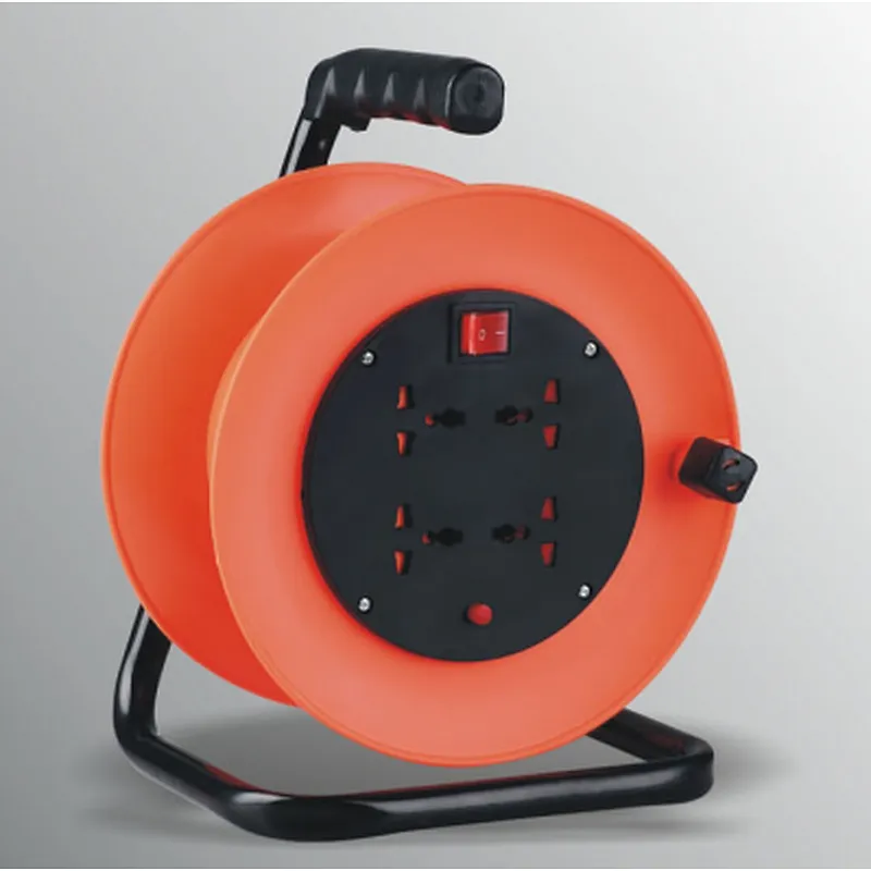 2020 British standard socket Empty Plastic Stand Electric Cable Reel
