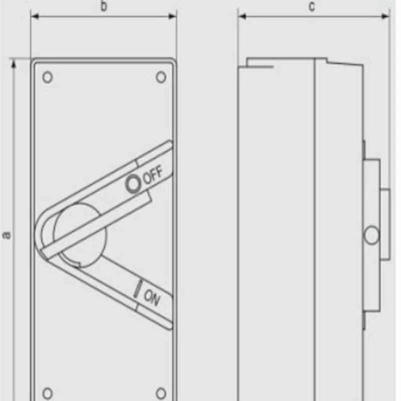 New weatherproof isolating switch Weather Protected Isolator Switch UKF WHT