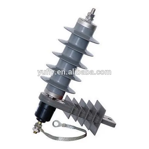 YH5W-11 11kV high voltage lightning arrester silicon rubber surge arrester