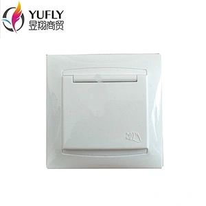 Hot sale EU standard 16A 1 gang with protection cover wall housing home electrical socket