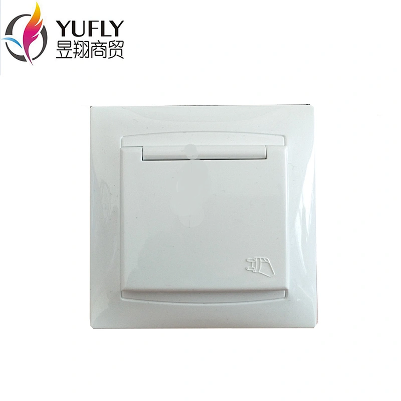Hot sale EU standard 16A 1 gang with protection cover wall housing home electrical socket
