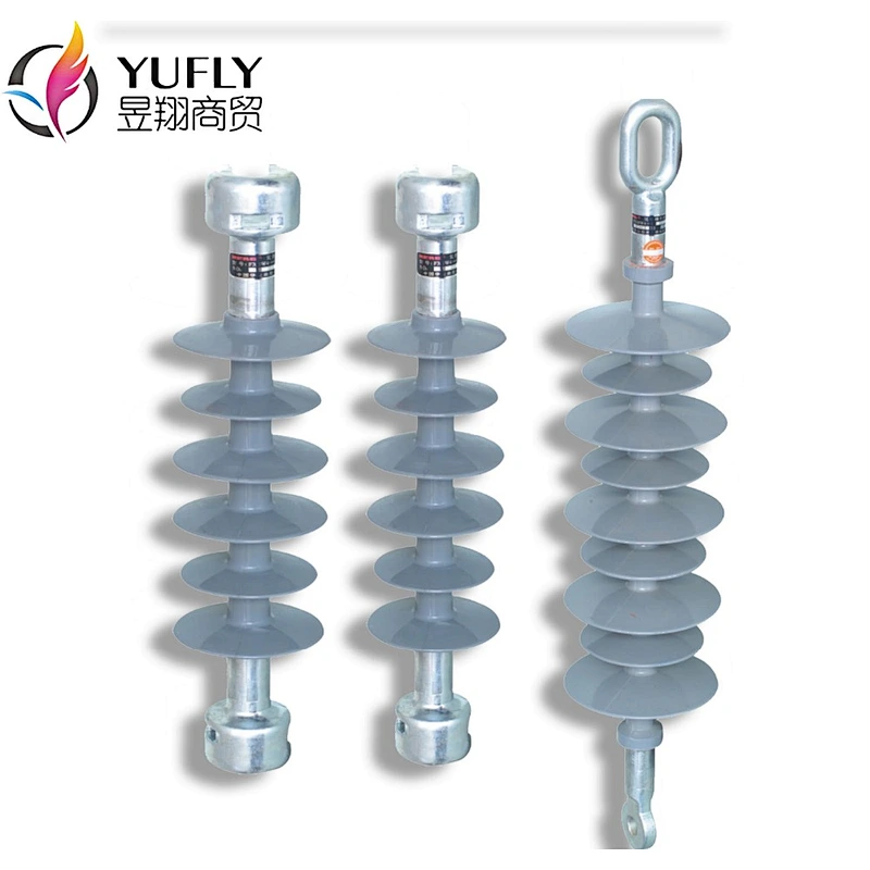 36kV high voltage composite suspension insulator silicon rubber insulator
