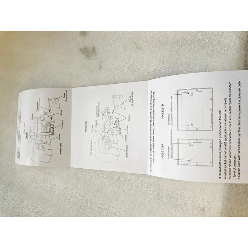 double gang switch or socket  waterproof cover
