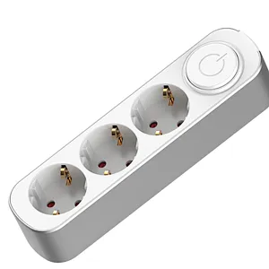 Top quality surge protector Germany  power strip extension socket with white switch With Children protectors(shutter)