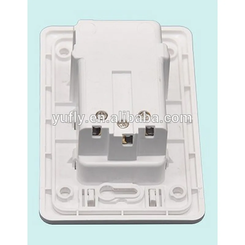 13A double USB charger port Brazil insert wall power switched socket