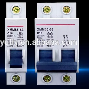 XMM65 mini circuit breaker with high-breaking capacity